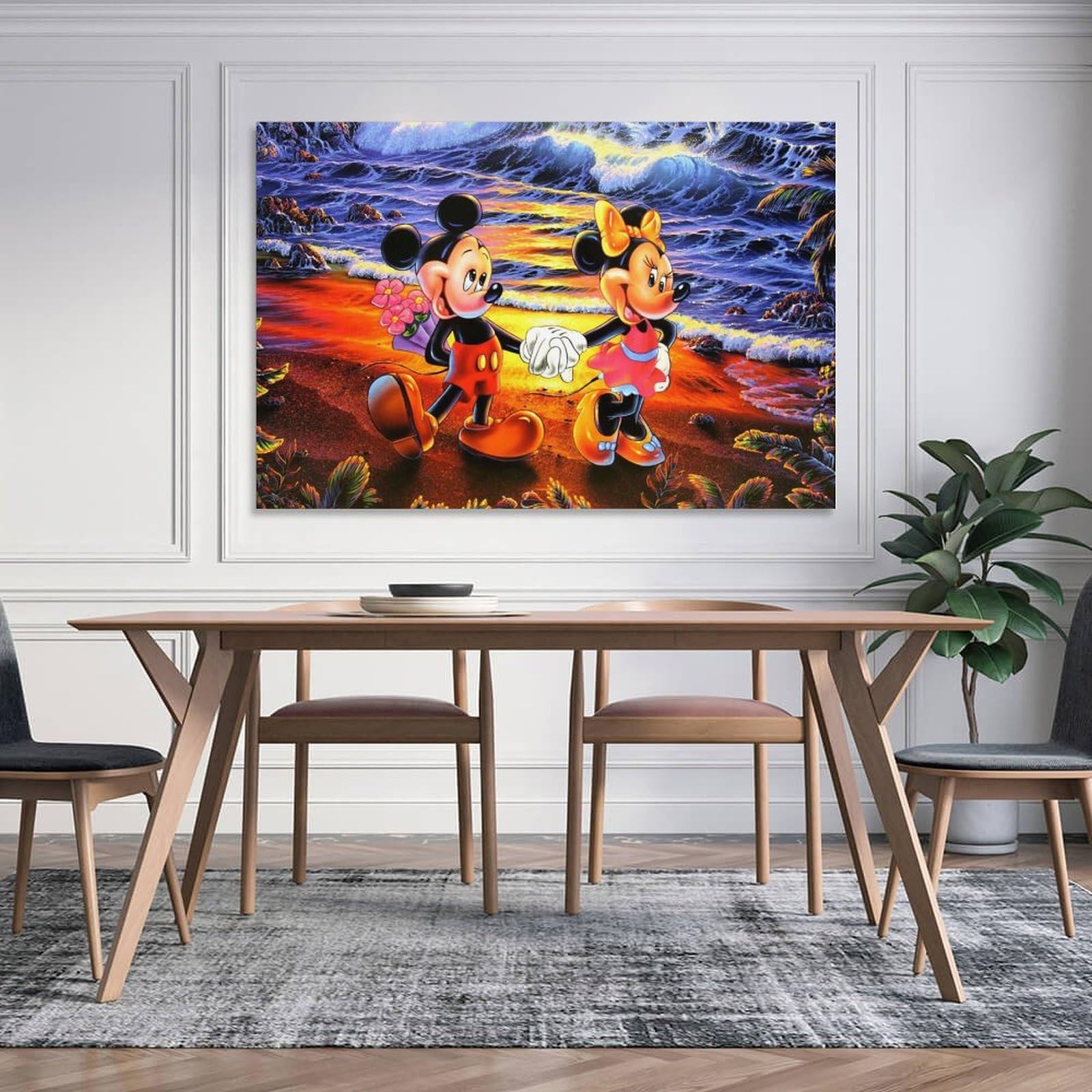Amazon.co.jp: ラッセン ディズニー ポスター 壁飾り キャンバス 印刷